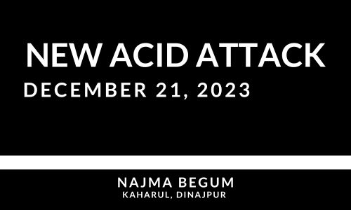 New Acid Attack-Najma Begum